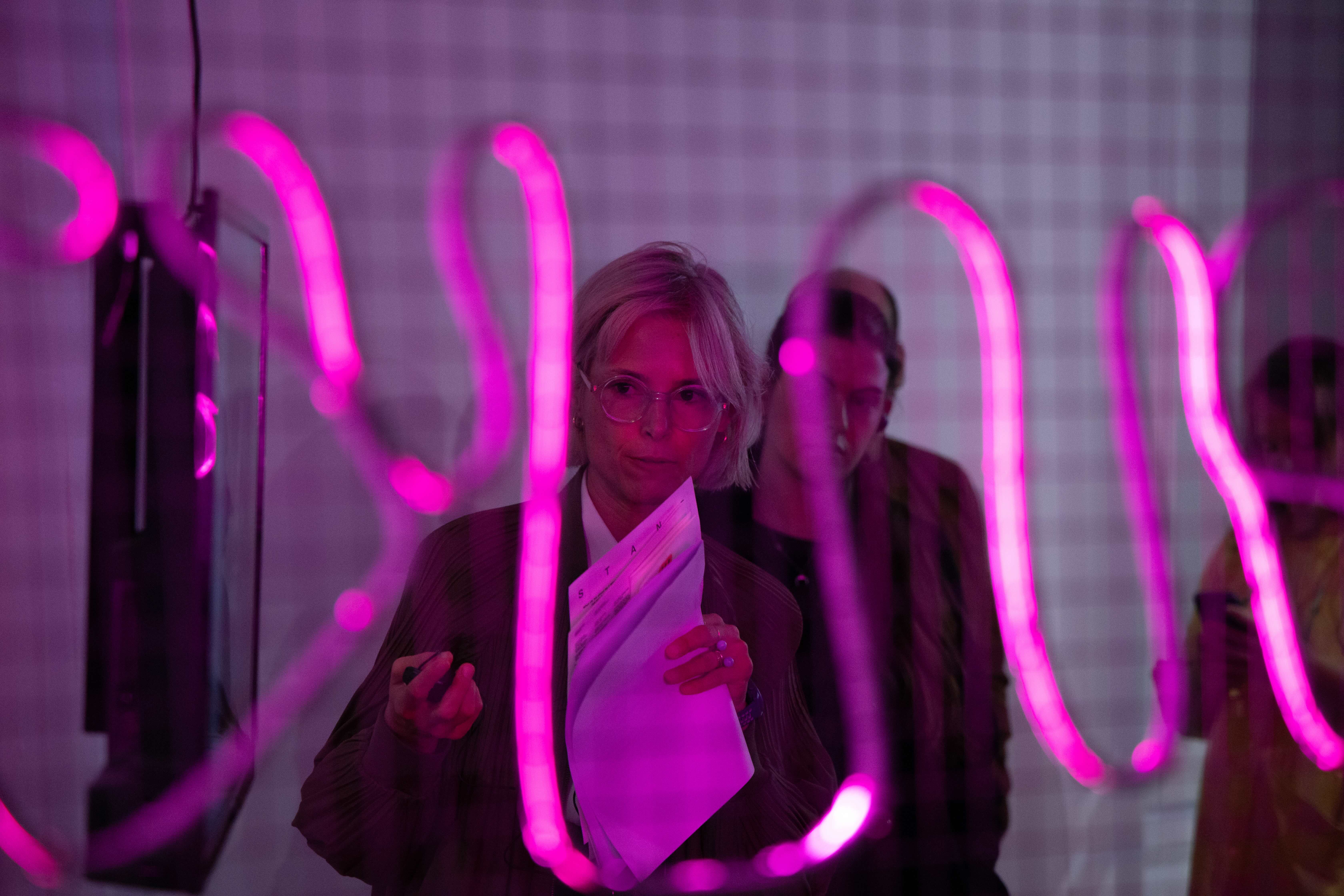 10 PDB expo Angela Rui in installation by MAIO